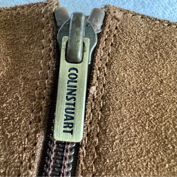 Colin Stuart brown suede wedge boots - Picture 9 of 9